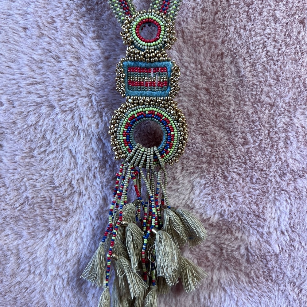 Chico’s Beaded Statement Necklace